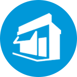 omni-channel retail reach and activation icon on homepage